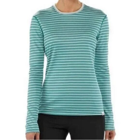 Patagonia Capilene Midweight Striped Thermal Top, Polartec, Size XS - Picture 1 of 7